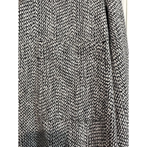 Athleta Shirt Jacket Women’s Size Medium Textured Button Up Braiden Black White - Picture 3 of 11